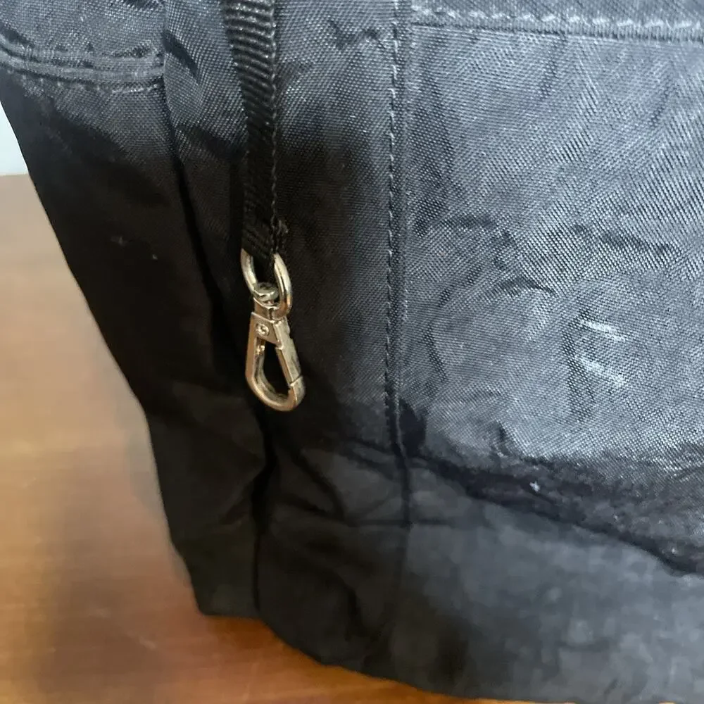 Sarah Wells Breast Pump Bag /Diaper Bag Black Convertible Backpack